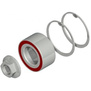 KNOTT 47306V 72mm Angular Trailer bearing for sale with flange nut