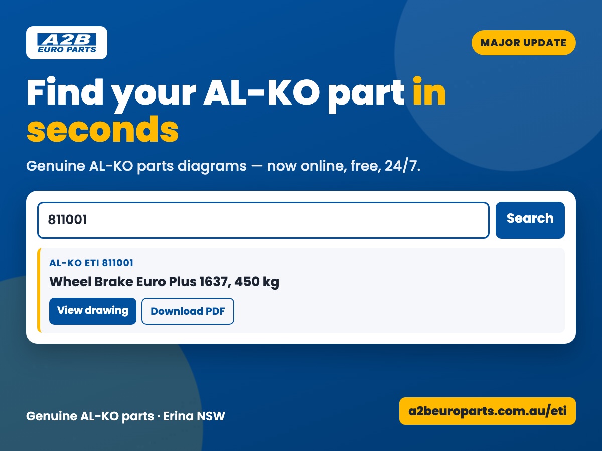 A2B Euro Parts Launches AI-Built AL-KO Parts Tools to Help Mechanics and Trailer Owners Find Parts Faster